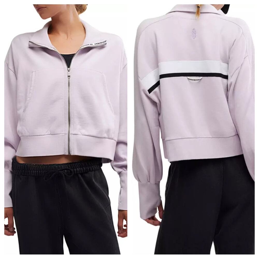 Free People Movements Womens Small High Jump Quarter Zip Sweatshirt Loungewear